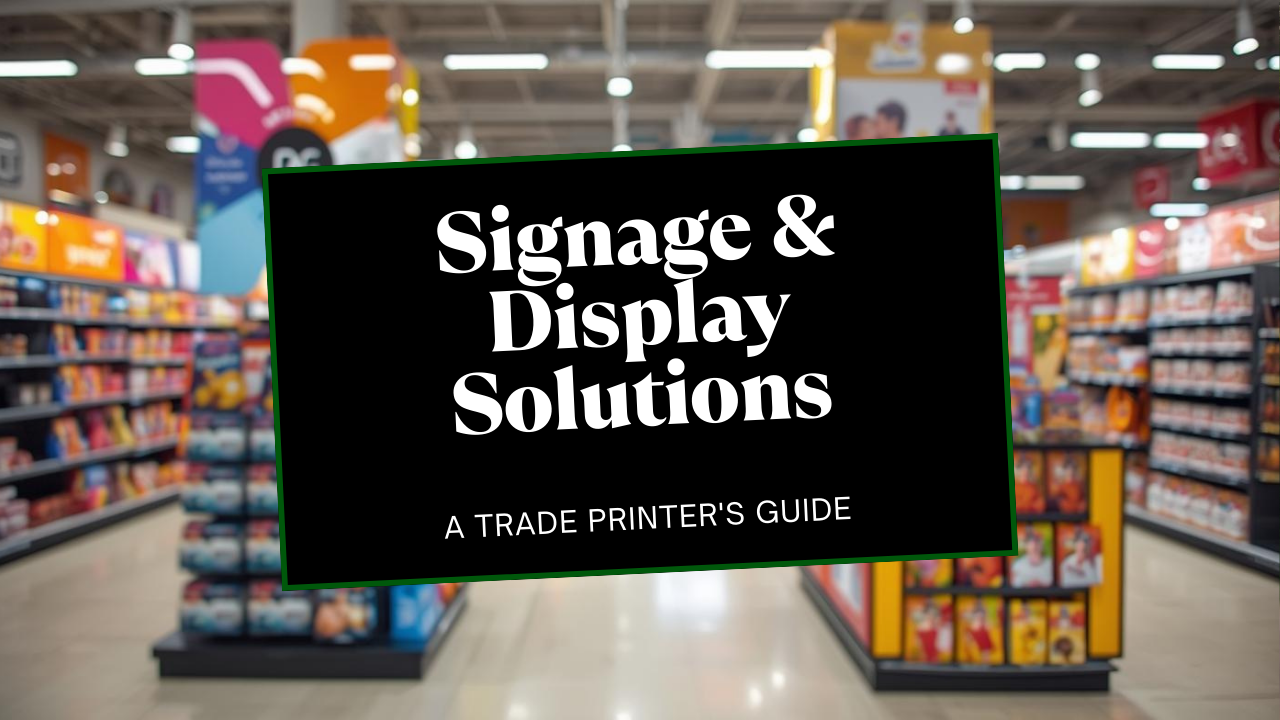 Signage and display solutions