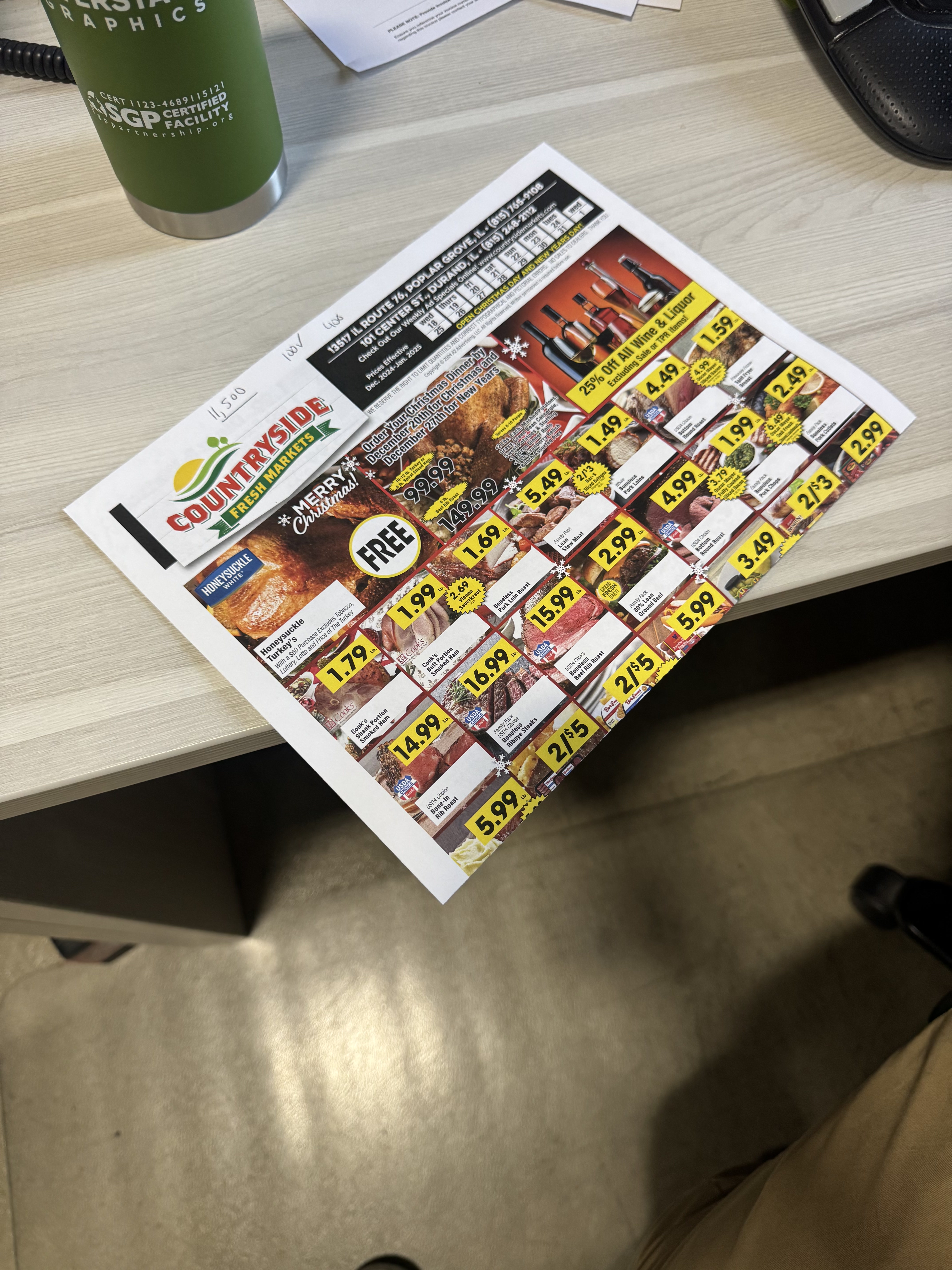 Inserts and instruction sheets